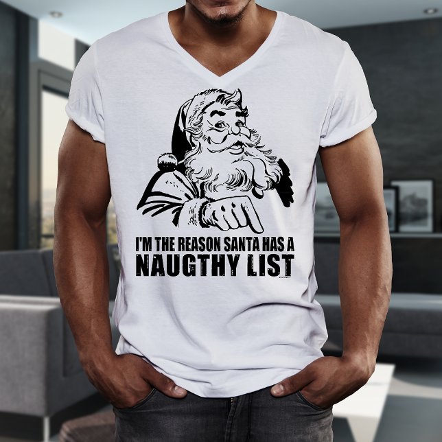 Camiseta engraçada do Papai Noel Natal (Funny Santa Christmas T-Shirt)