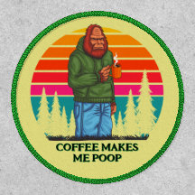 Camiseta engraçada do pé grande do café me faz cag