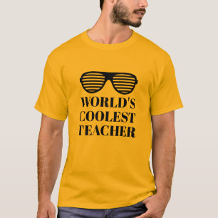Camiseta engraçada do professor mais legal do mund