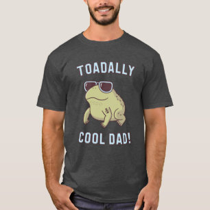 Camiseta engraçada do sapo Toad Pun Toadally Cool 