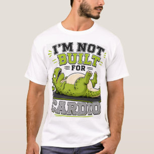 Camiseta engraçada do T-Rex do ginásio não constru