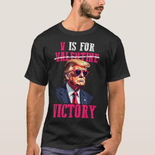 Camiseta engraçada do Trump Dia dos Namorados V é