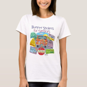 Camiseta Engraçada do Velho Geezer - Adesivos par