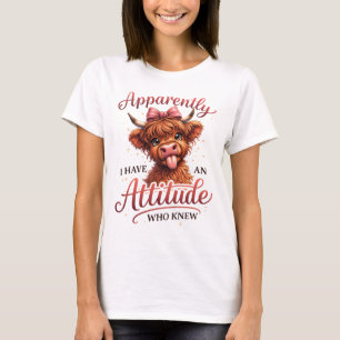 Camiseta engraçada e fofa com design de vaca das T