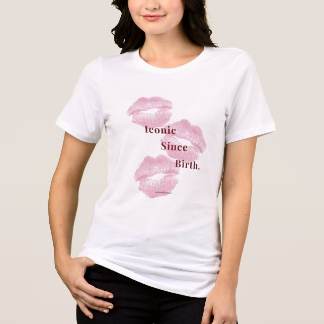 Camiseta Engraçada e Sarcástica - Beije Mais, Fale (Frente)