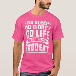 Camiseta Engraçada Economia Estudante Majoritária do Econ