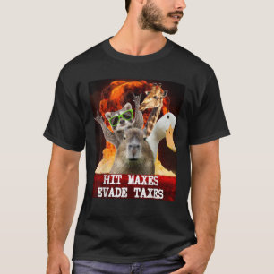Camiseta Engraçada Elevação de Pesos em Gym Maxes Evitam Im