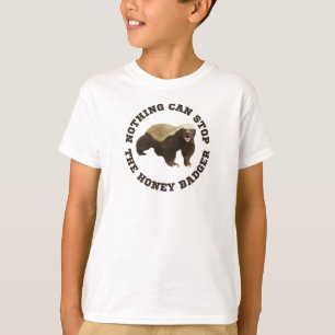 Camiseta Engraçada Engraçada De Mel Animal Selvage