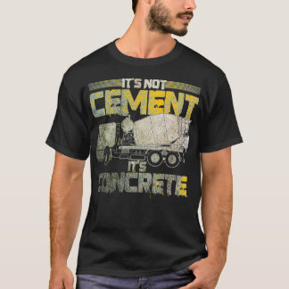 Camiseta Engraçada, Engraçada, Não Cimento É Concreto M