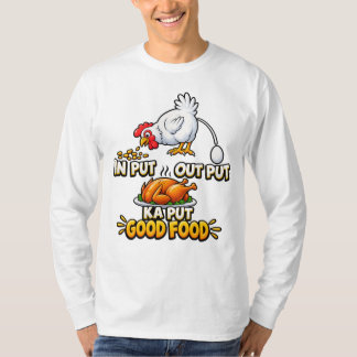 Camiseta engraçada "Entrada Saída Kaput" para cria