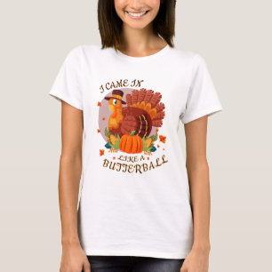 Camiseta engraçada Eu Entrei Como Uma Bola de Ma