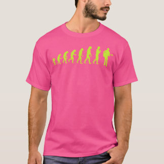 Camiseta Engraçada Evolução do Violão Acústico