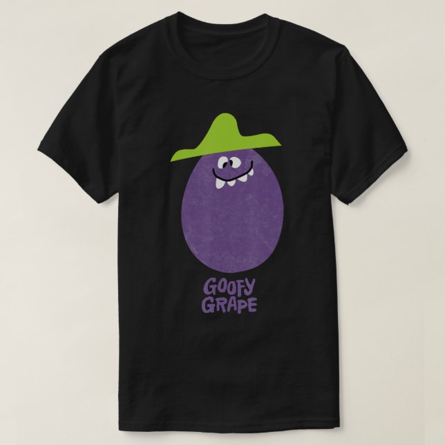 Camiseta Engraçada Face Bebida Mix Goofys Grape T-Shirt (Frente do Design)