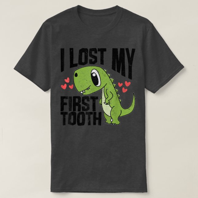 Camiseta Engraçada Fada De Dente Para Eu Perder Meu Primeir (Frente do Design)