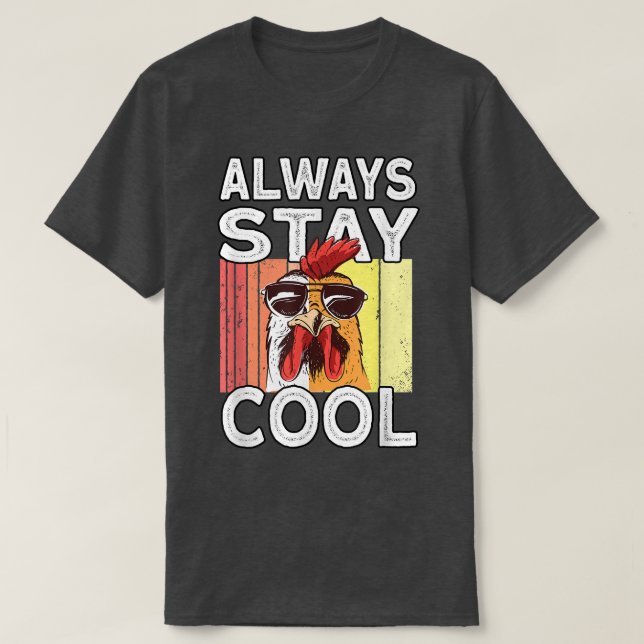 Camiseta Engraçada Galo De Fazendeiros Hen Chicken (Frente do Design)