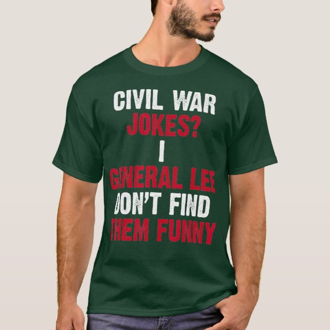 Camiseta Engraçada Guerra Civil pela História dos Professor (Frente)