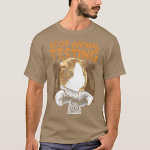 Camiseta Engraçada Guiné, Hamster de Porco, Pare de Testar 