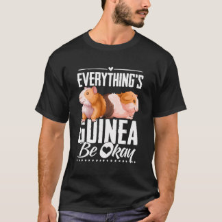 Camiseta Engraçada Guiné Pig Lover Gráfico Para Mulheres E