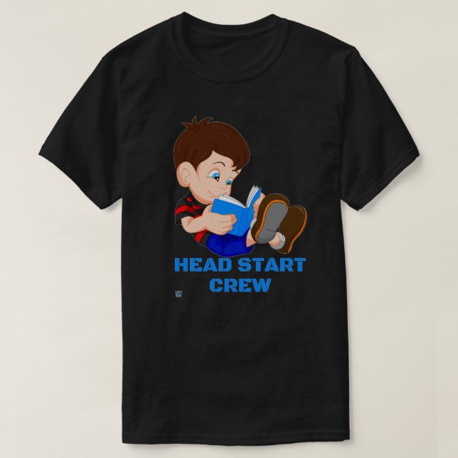 camiseta engraçada "HEAD START TRW" (Frente do Design)