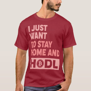 Camiseta engraçada Hodl Crypto Bitcoin Logo Frente