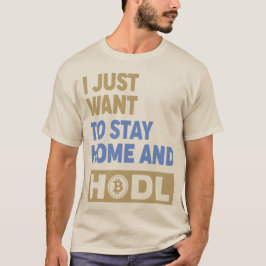 Camiseta engraçada Hodl Crypto Bitcoin Logo Frente
