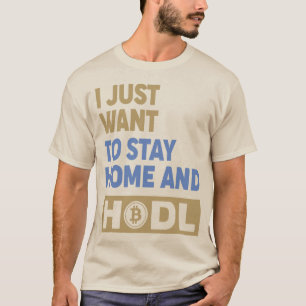 Camiseta engraçada Hodl Crypto Bitcoin Logo Frente