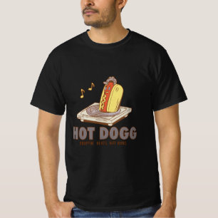 Camiseta engraçada Hot Dogg – Soltando Batidas, Nã