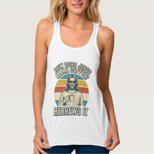 Camiseta Engraçada Jesus Café Desenho Antigo_