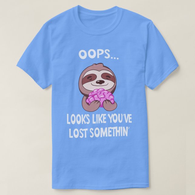 Camiseta Engraçada Lama Com Cérebro Parece Que Você Perdeu  (Frente do Design)