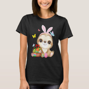 Camiseta Engraçada Lama De Coelho Com Páscoa De Ovos