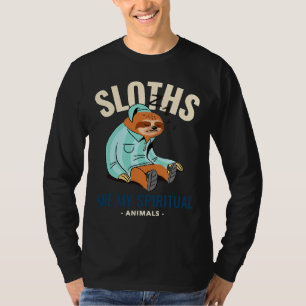 Camiseta Engraçada Lama É Meu Animal Espiritual