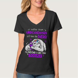 Camiseta Engraçada Lama Que Sofro De Saber Sarcoidose