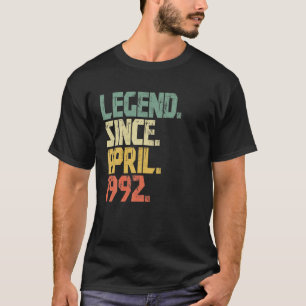 Camiseta Engraçada Lenda Homens De 30 Anos Desde 19 De Abr