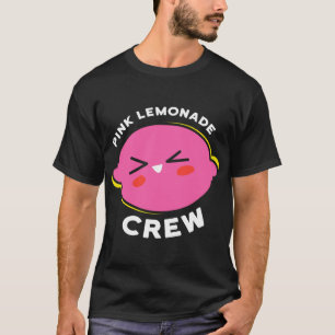 Camiseta Engraçada Limonada Rosa Limonada Tripulação Limão