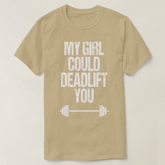 Camiseta Engraçada Malhação Barbell Outfi (Frente do Design)