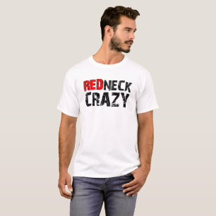 Camiseta engraçada maluca de caipira branca
