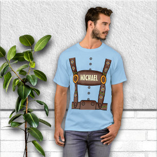 Camiseta Engraçada Maneira Personalizada de Lederhosen Okt