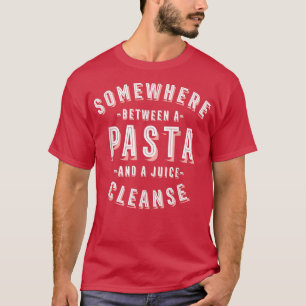 Camiseta Engraçada Massa e Suco Limpa Nood de Vegan Italian