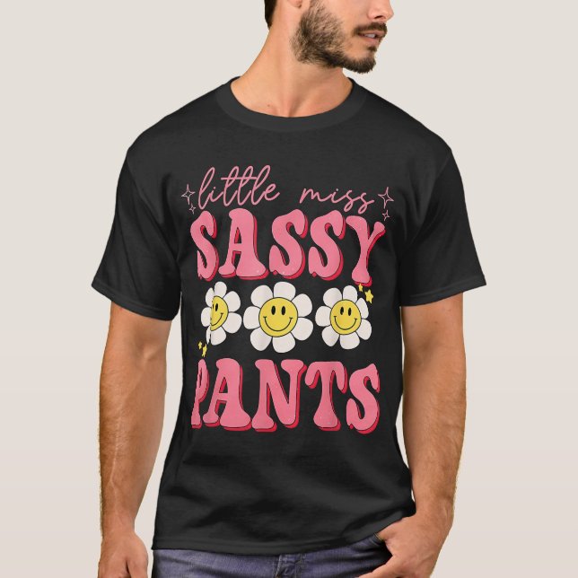 Camiseta Engraçada Menina Sy Calça De Volta Para As Meninas (Frente)