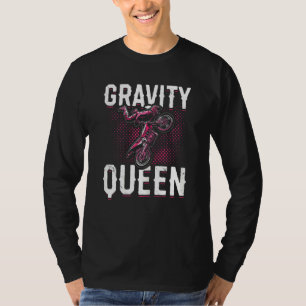 Camiseta Engraçada Motocicleta Gráfico Mulheres Meninas Mot