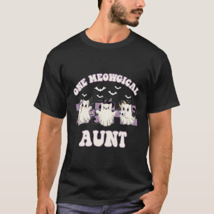 Camiseta Engraçada Novelty Halloween Uma Tia Meogágica