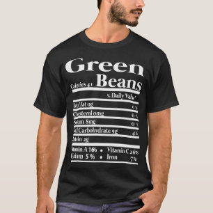 Camiseta Engraçada Nutrição Verde Fato Dotado Ação de Graça