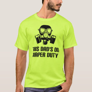 Camiseta engraçada Pai de Fralda