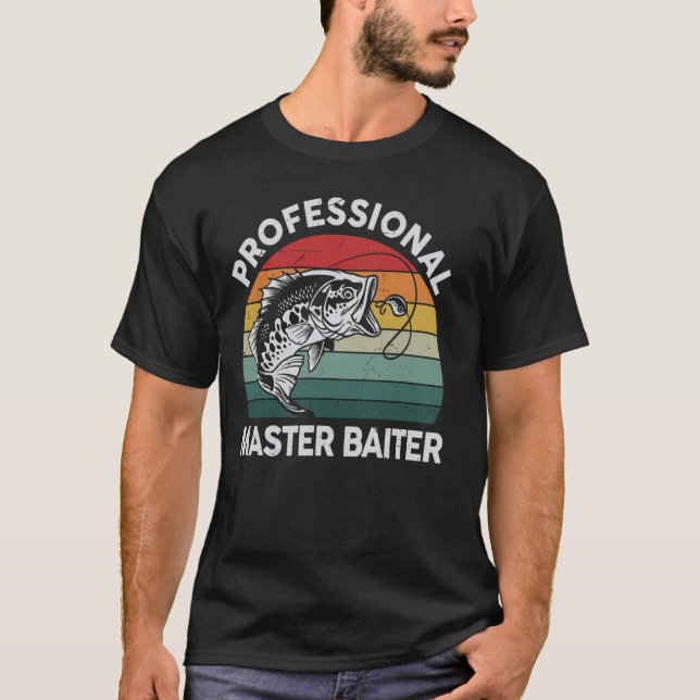 Camiseta Engraçada, Pai de Master Baiter (Frente)