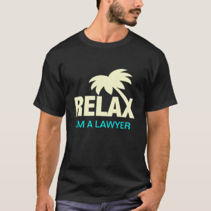 Camiseta engraçada para advogados com ditado humor