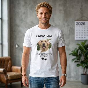 Camiseta Engraçada para Amantes de Cachorros Eu Tr