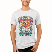 Camiseta engraçada para amantes de cães totalmente