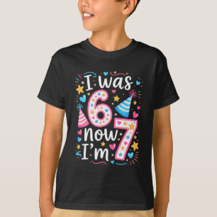 Camiseta engraçada para crianças de 7 anos de idad