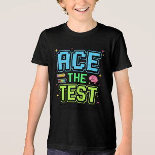 Camiseta engraçada para estudante passar no teste