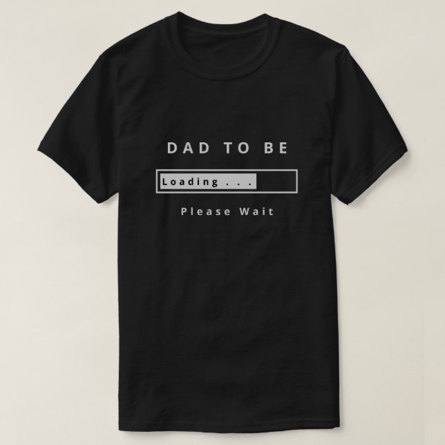 Camiseta engraçada para futuro pai presente person (Frente do Design)